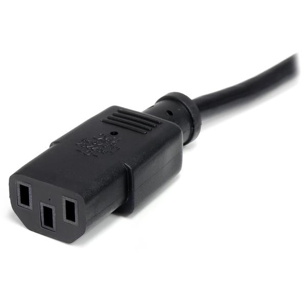 StarTech.com Cable de Poder NEMA 5-15P Macho - C13 Acoplador Hembra, 3 Metros, Negro, 10 Piezas