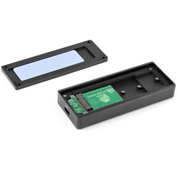 StarTech.com Gabinete de Disco Duro M2E1BRU31C M.2 NVMe, USB 3.2, Negro