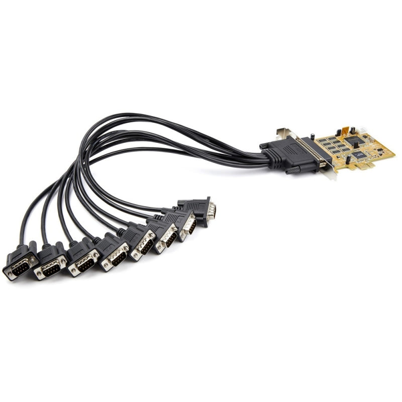 StarTech.com Tarjeta PCI Express PEX8S1050, Alámbrico, 8x RS-232, 921.6Kbit/s
