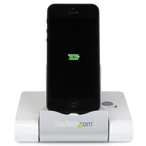 StarTech.com Concentrador USB 3.0 de 3 Puertos - Hub con Puerto de Carga Rápida (2.1A) y Base para