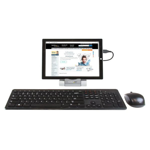 StarTech.com Concentrador USB 3.0 de 3 Puertos - Hub con Puerto de Carga Rápida (2.1A) y Base para