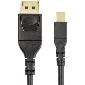 StarTech.com Cable DisplayPort Macho - Mini DisplayPort Macho, 2 Metros, Negro