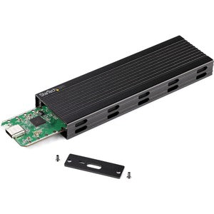 Startech.com Gabinete de SSD M.2, SATA/PCI Express, USB-C/USB-A, Negro