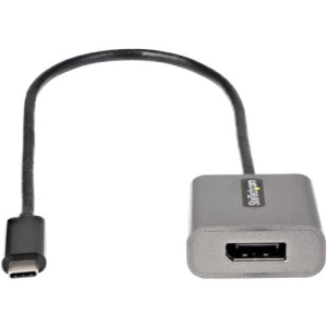 StarTech.com Adaptador USB C - DisplayPort 1.4, 30cm, Gris