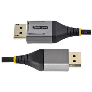 StarTech.com Cable DisplayPort con Certificación VESA DisplayPort 1.4 Macho - DisplayPort 1.4 Macho, 8K, 60Hz, 4 Metros, Gris/Negro