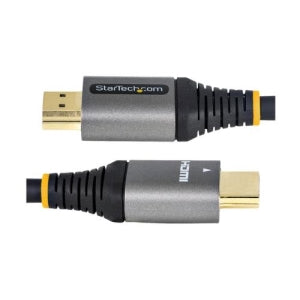 StarTech.com Cable Ultra Alta Velocidad HDMI A 2.1 Macho - HDMI A 2.1 Macho, 8K, 120Hz, 3 Metros, Gris/Negro
