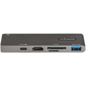 StarTech.com Docking Station, 1x USB 3.2, 1x HDMI, Negro/Gris