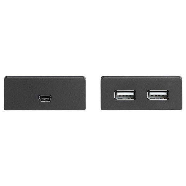 StarTech.com Extensor USB 2.0 de 4 Puertos por Cable Cat5 o Cat6, hasta 50 Metros, Negro