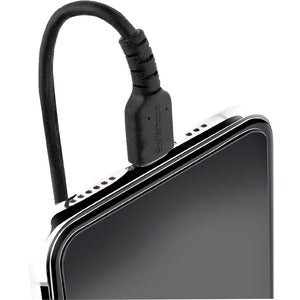 StarTech.com Cable Espiral Lightning Macho - USB-C Macho, 1 Metro, Negro