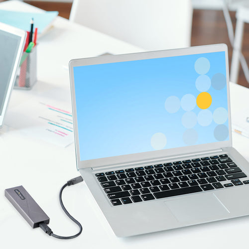 StarTech.com Gabinete de Disco Duro, M.2, USB-C, Plata