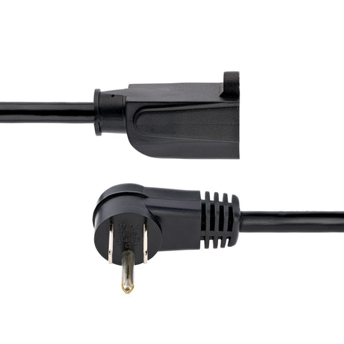 StarTech.com Cable de Poder NEMA 5-15P - NEMA 5-15R, 1.8 Metros, Negro
