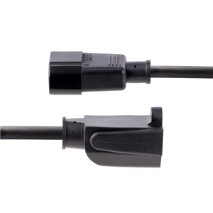 StarTech.com Cable de Poder C14 Macho - NEMA 5-15R Hembra, 1 Metro, Negro