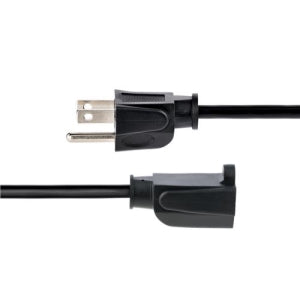 StarTech.com Cable de Poder NEMA 5-15R Macho - NEMA 5-15P Hembra, 4.5 Metros, Negro