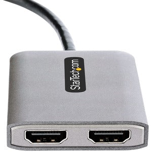 StarTech.com Hub Concentrador MST DisplayPort a 2 Puertos HDMI 4K 60Hz - Adaptador Divisor con