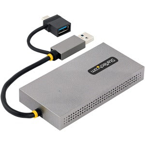 StarTech.com Adaptador de USB 3.0 a HDMI Doble, USB A/C a 2 Pantallas HDMI (1x 4K30Hz, 1x 1080p),