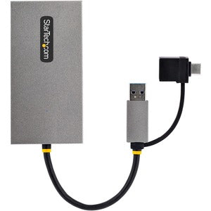 StarTech.com Adaptador de USB 3.0 a HDMI Doble, USB A/C a 2 Pantallas HDMI (1x 4K30Hz, 1x 1080p),