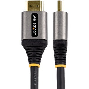 StarTech.com Cable HDMI 2.1 Ultra Alta Velocidad, HDMI-A Macho - HDMI-A Macho, 8K, 120Hz, 4 Metros, Gris/Negro