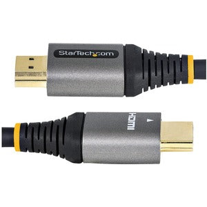 StarTech.com Cable HDMI de Ultra Alta Velocidad HDMI 2.1 Macho - HDMI 2.1 Macho, 8K 60Hz, 50cm, Negro/Gris