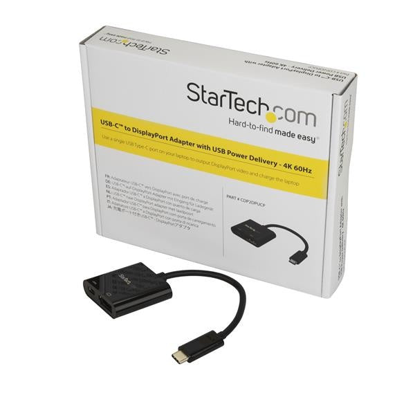 StarTech.com Adaptador de Video Externo USB-C Macho - DisplayPort Hembra, Negro