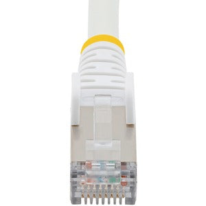 StarTech.com Cable de 2.1m de Red Ethernet CAT6a - Blanco - LSZH - 10Gb - 500MHz - PoE++ de 100W -