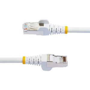 StarTech.com Cable de 3m de Red Ethernet CAT6a - Blanco - LSZH - 10Gb - 500MHz - PoE++ de 100W -