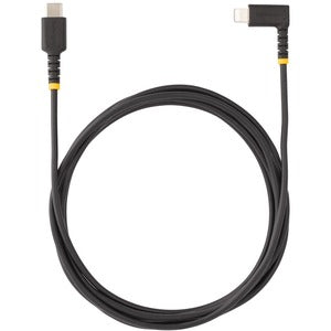StarTech.com Cable de 2m USB-C a Lightning - Cable USB 2.0 a Lightning Acodado - Cable USB Tipo C a