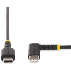 StarTech.com Cable de 2m USB-C a Lightning - Cable USB 2.0 a Lightning Acodado - Cable USB Tipo C a