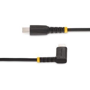 StarTech.com Cable de 2m USB-C a Lightning - Cable USB 2.0 a Lightning Acodado - Cable USB Tipo C a