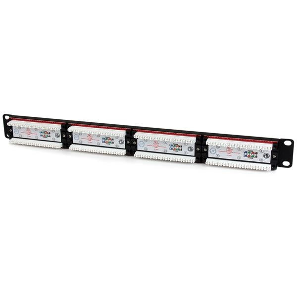 PANEL PACHEO STARTECH 1U CAT 110 24 PUERTOS