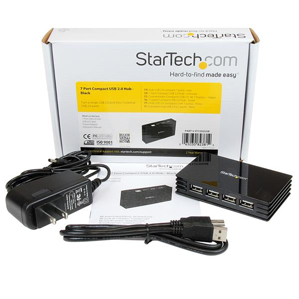 StarTech.com Hub USB-A 2.0 - USB-A 2.0, 480 Mbit/s