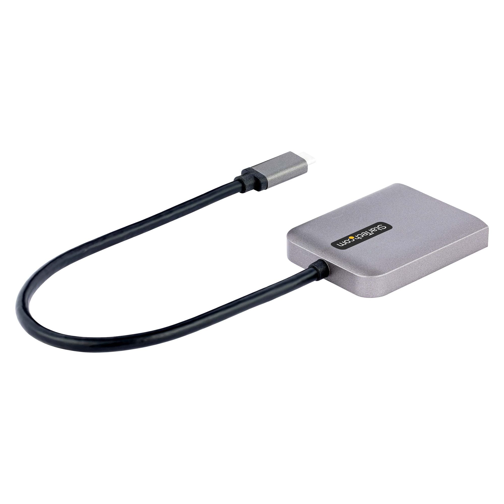StarTech.com Divisor Multiplicador USB C - 2x DisplayPort, Gris