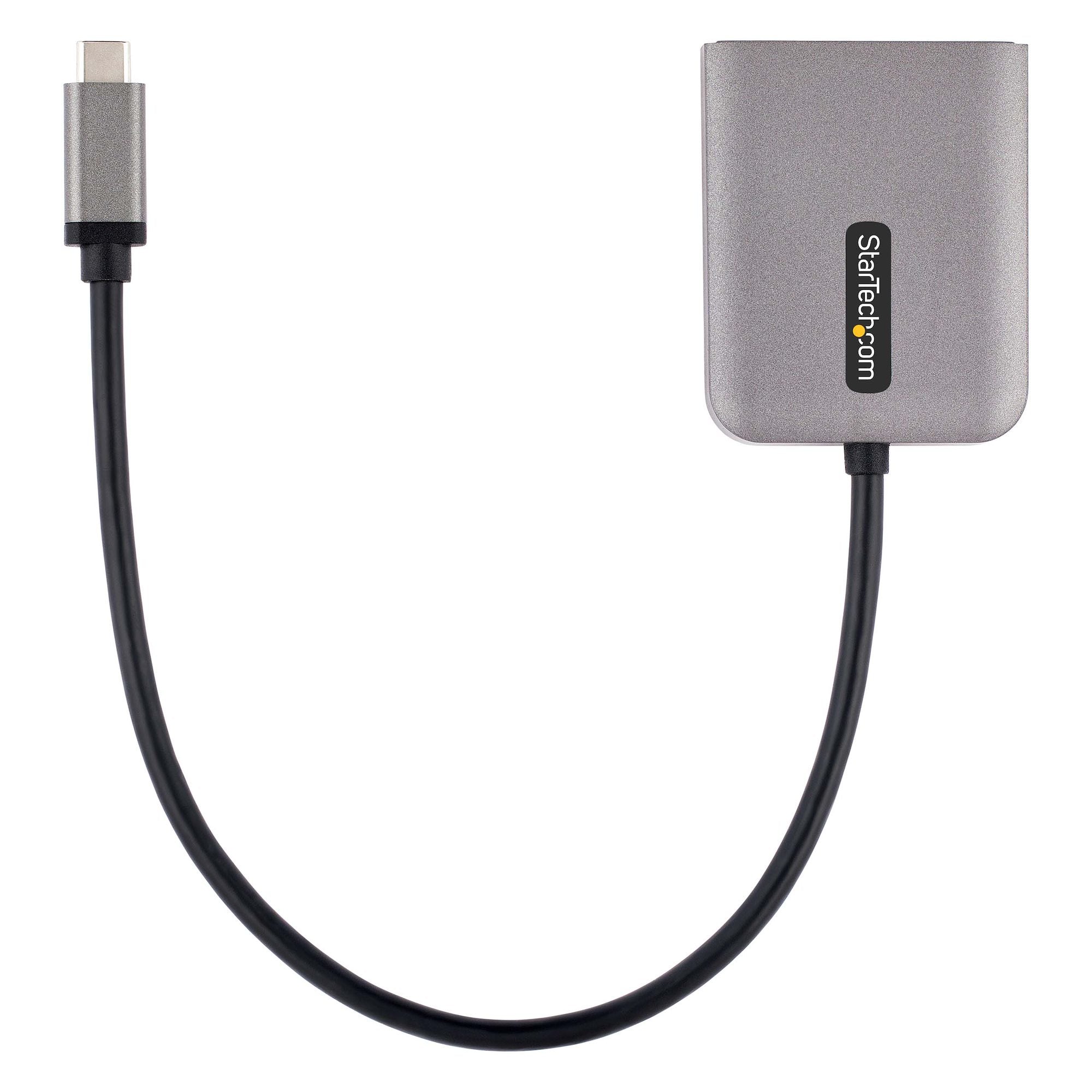 StarTech.com Divisor Multiplicador USB C - 2x DisplayPort, Gris