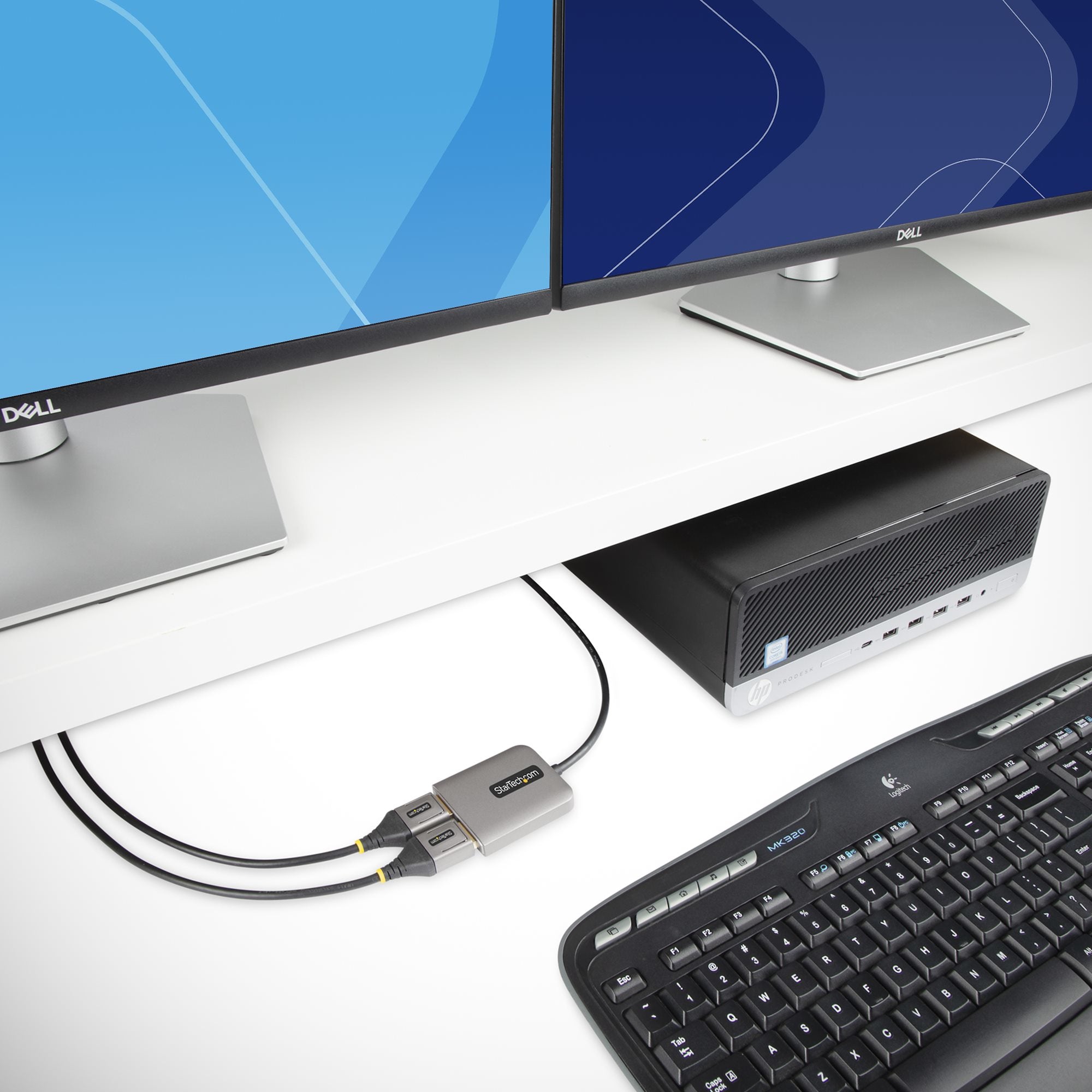 StarTech.com Divisor Multiplicador DisplayPort - 2x DisplayPort, Gris