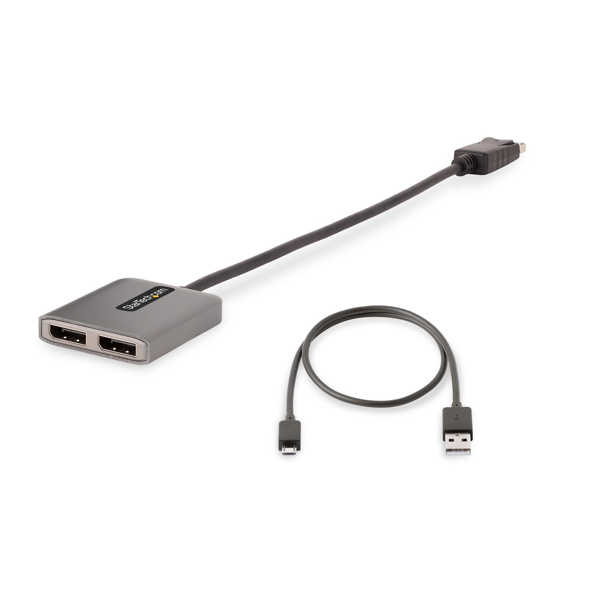 StarTech.com Divisor Multiplicador DisplayPort - 2x DisplayPort, Gris