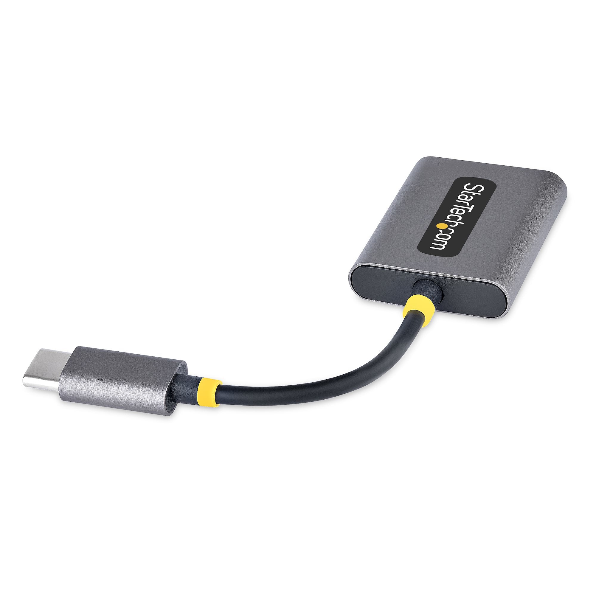StarTech.com Splitter Divisor USB-C Macho - 2x 3.5mm Hembra, Gris