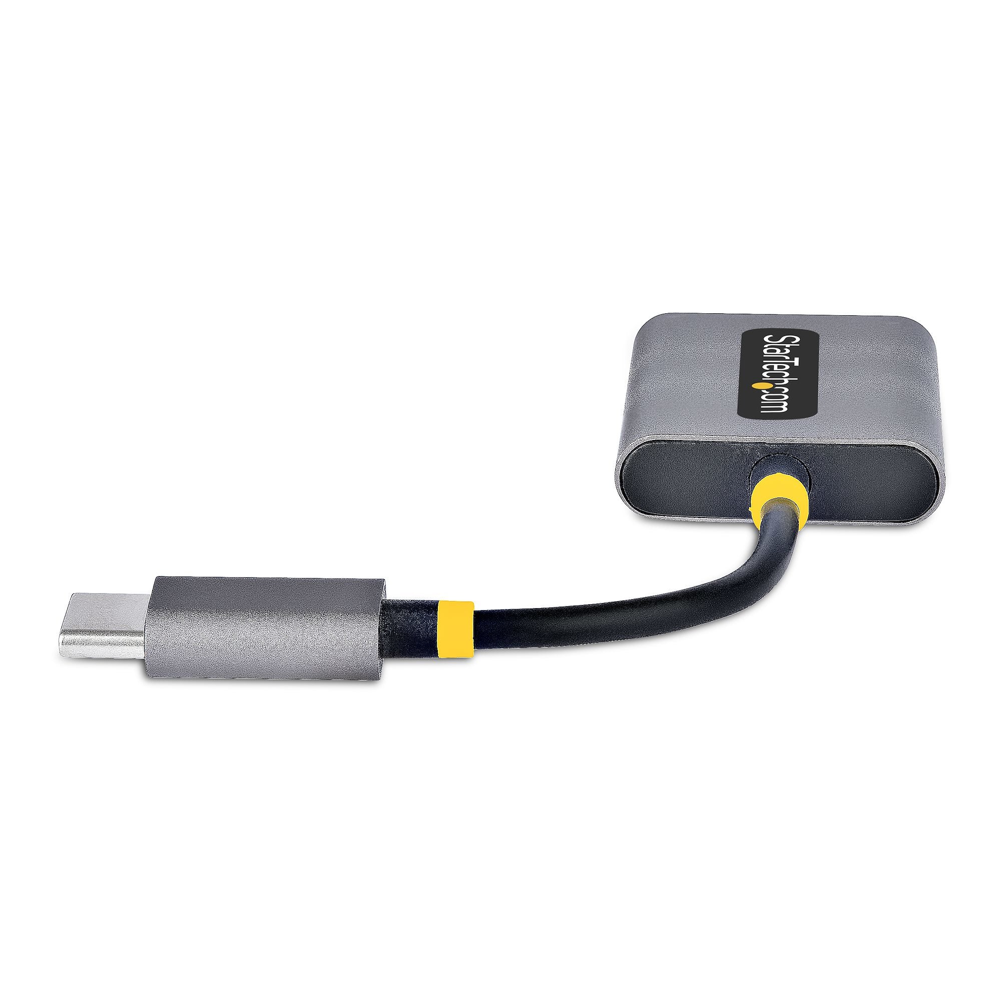 StarTech.com Splitter Divisor USB-C Macho - 2x 3.5mm Hembra, Gris