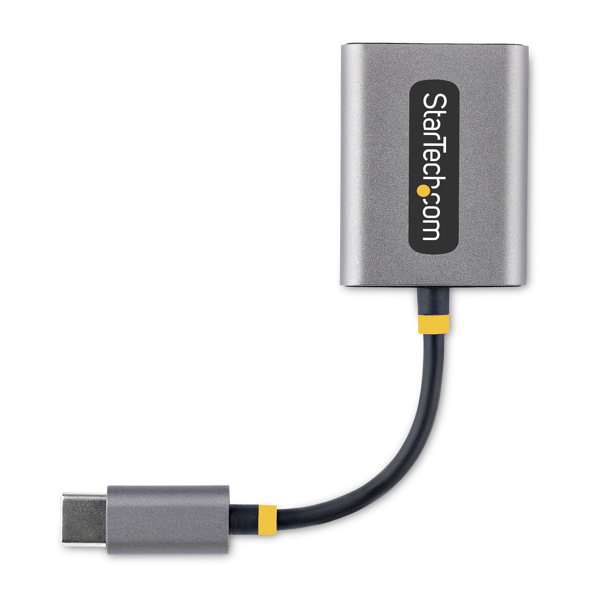 StarTech.com Splitter Divisor USB-C Macho - 2x 3.5mm Hembra, Gris