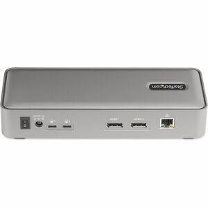 StarTech.com Docking Station 129N-USBC-KVM-DOCK USB-C, 2x USB 3.0, 3x USB-C, 2x USB 2.0, 2x DisplayPort, 1x RJ-45, Gris