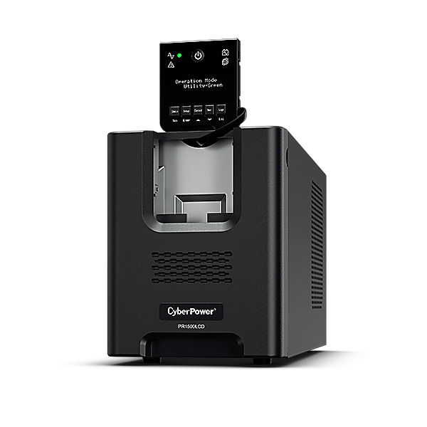 No Break CyberPower PR1500LCD Línea Interactiva, 1.500W, 1.500VA, Entrada 75V - 154V, Salida 120V, 8 Salidas