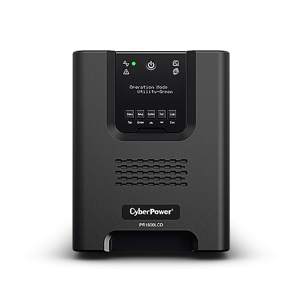 No Break CyberPower PR1500LCD Línea Interactiva, 1.500W, 1.500VA, Entrada 75V - 154V, Salida 120V, 8 Salidas
