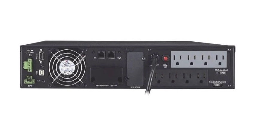 No Break CyberPower OL3000RTXL2U Doble Conversión en Línea, 2.700W, 3.000VA, Entrada 100V - 125V, Salida 100V - 125V, 7 Salidas