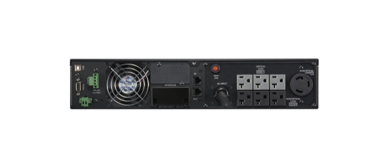 No Break CyberPower OL2200RTXL2U Doble Conversión en Línea, 1.800W, 2.200VA, Entrada 100V - 125V, Salida 100V - 125V, 7 Salidas