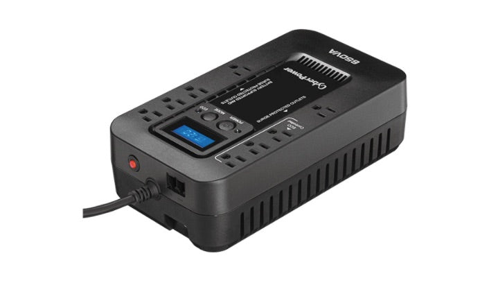 No Break CyberPower EC650LCD, 390W, 650VA, Entrada 96-140V, 8 Contactos