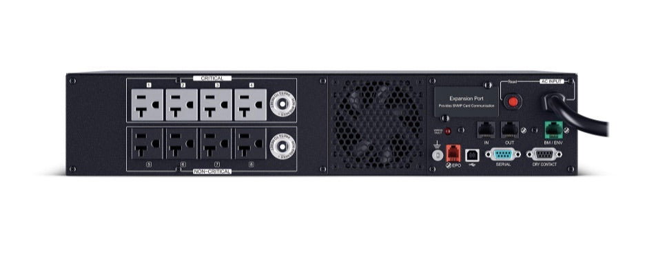 No Break CyberPower PR2200RT2U Línea Interactiva, 2.200W, 2.200VA, Entrada 70V - 155V, Salida 100V - 120V, 8 Salidas