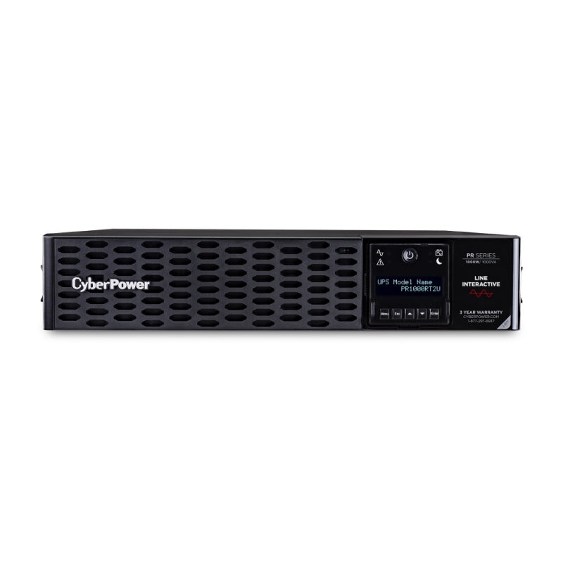 No Break CyberPower PR1000RT2U Línea Interactiva, 1.000W, 1.000VA, Entrada 70V - 155V, Salida 100V - 125V, 8 Salidas