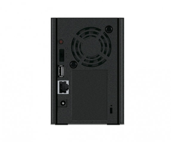 Buffalo LinkStation 220 NAS, 4TB (2 x 2TB), max. 8TB, Marvell Armada 370 0.8GHz, USB 2.0, Negro ? Incluye Discos