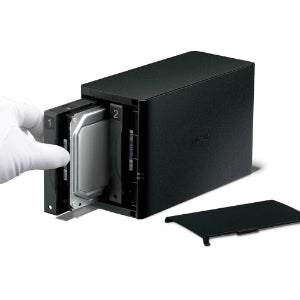 Buffalo LinkStation SoHo NAS de 2 Bahías, 8TB (2x 4TB), Marvell Armada 370 0.8GHz, SATA III, Negro ? Incluye Discos