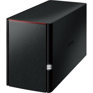 Buffalo LinkStation 220 NAS de 2 Bahías, 12TB (2 x 6TB), Marvell Armada 370 0.80GHz, USB, Negro ? Incluye Discos