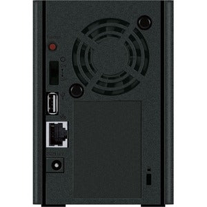 Buffalo LinkStation 220 NAS de 2 Bahías, 12TB (2 x 6TB), Marvell Armada 370 0.80GHz, USB, Negro ? Incluye Discos