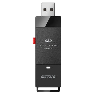 SSD Externo Buffalo SSD-PUT, 1TB, USB-A, Negro